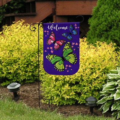 Drapeau de jardin Butterfly Trio