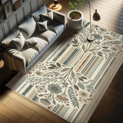 Machine Printed 152cm X 76cm Area Rug