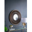 Miroir rond en bois Carter