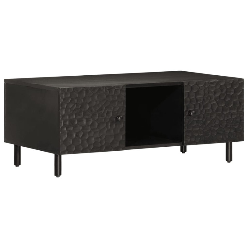 Baylor Coffee Table with Storage, Black