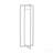 Coat Rack, Hall Tree, Free Standing, Hanging Bar, Entryway, 72"h, Bedroom, White Metal, Contemporary, Modern