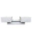 Table d'appoint extensible avec plateau coulissant et rangement caché pour le salon avec bureau central blanc sous le compartiment