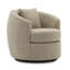 Fauteuil d'appoint pivotant Modern Boucle-793861885