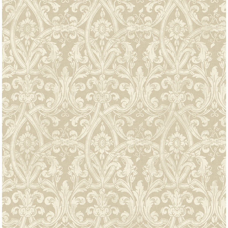 Rouleau de papier peint L 33 po x L 20,5 po McGuinness, Beige