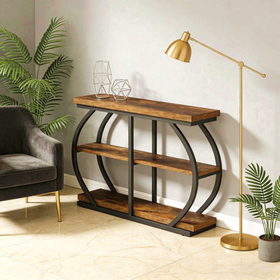 Grande table de rangement pour hall d'entrée et console