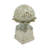 Gray Stoneware Artichoke Statue on Pedestal Base-189567284