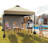 10' X 10‘ Pop Up Canopy With Sidewalls For Outdoor, Waterproof Portable Canopy With One Push Setup-109519362