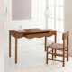 Jacksonburg Solid Wood Writing Desk with Storage Drawer