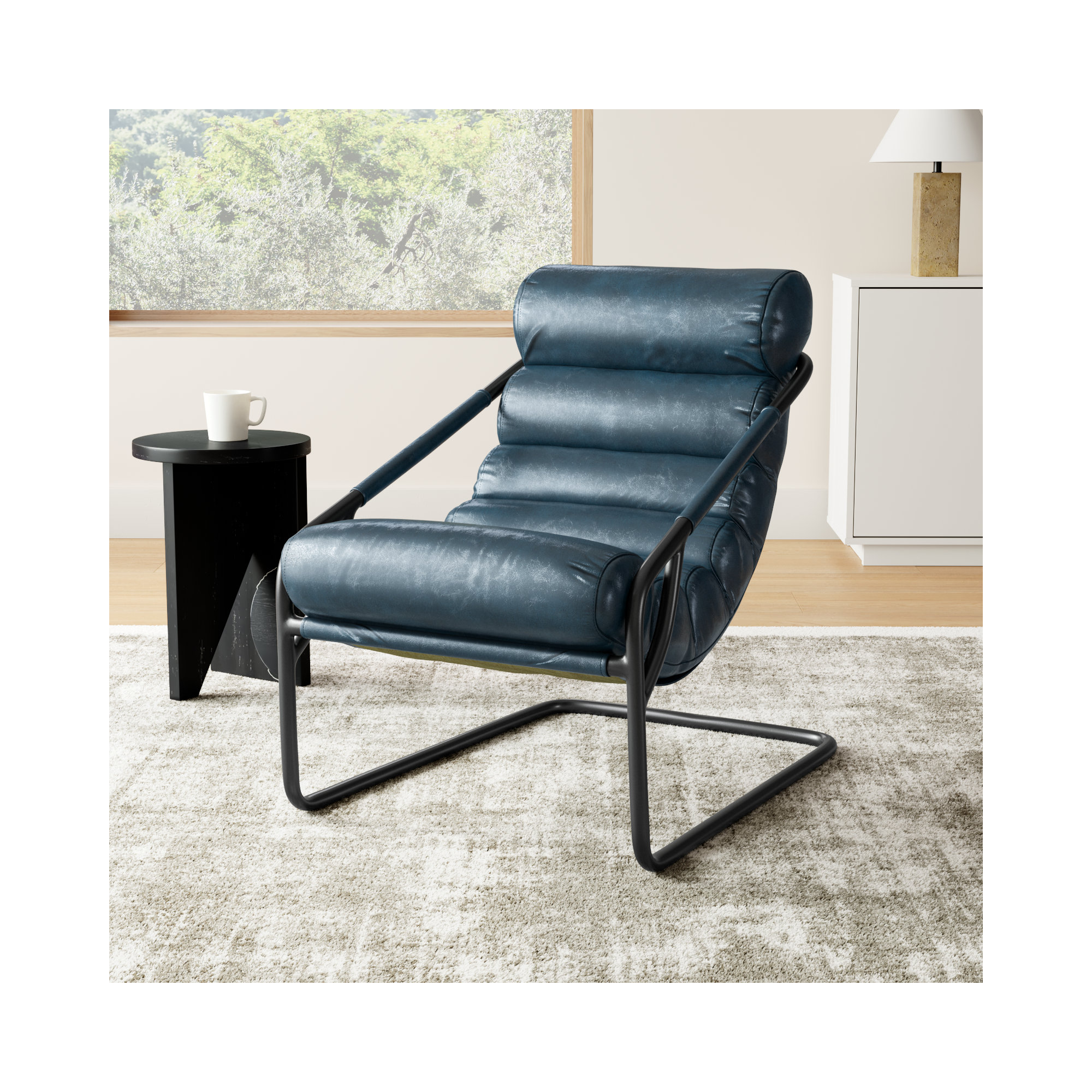 Ottawa Upholstered Armchair, Blue