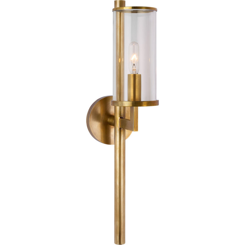 Kelly Wearstler Liaison Single Sconce, Antique-Burnished Brass