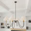 Lustre classique / traditionnel à 6 lumières à intensité variable-1444812270-1444812269