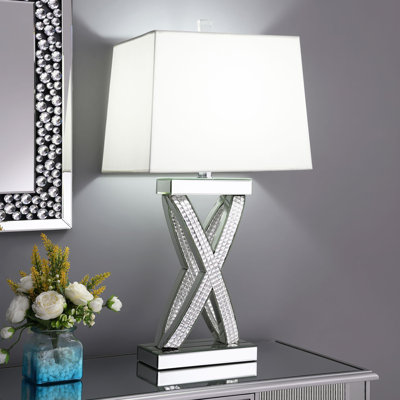 Lampe de table en bois Dominick