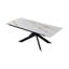Table de salle à manger extensible à piédestal