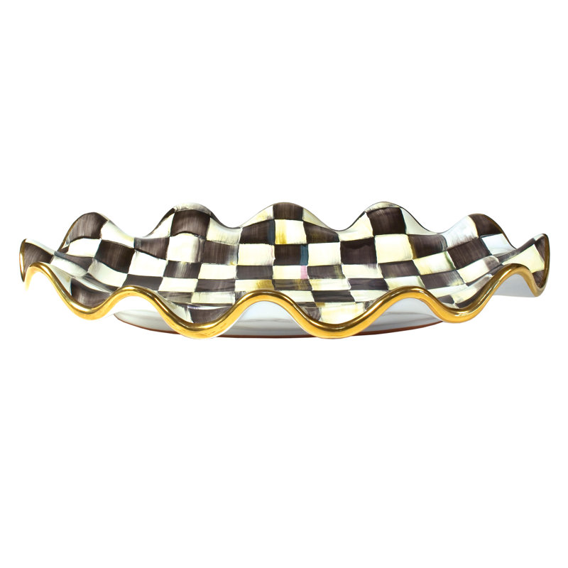 Courtly Check® Serving Platter, 3" H x 11" W x 16" L