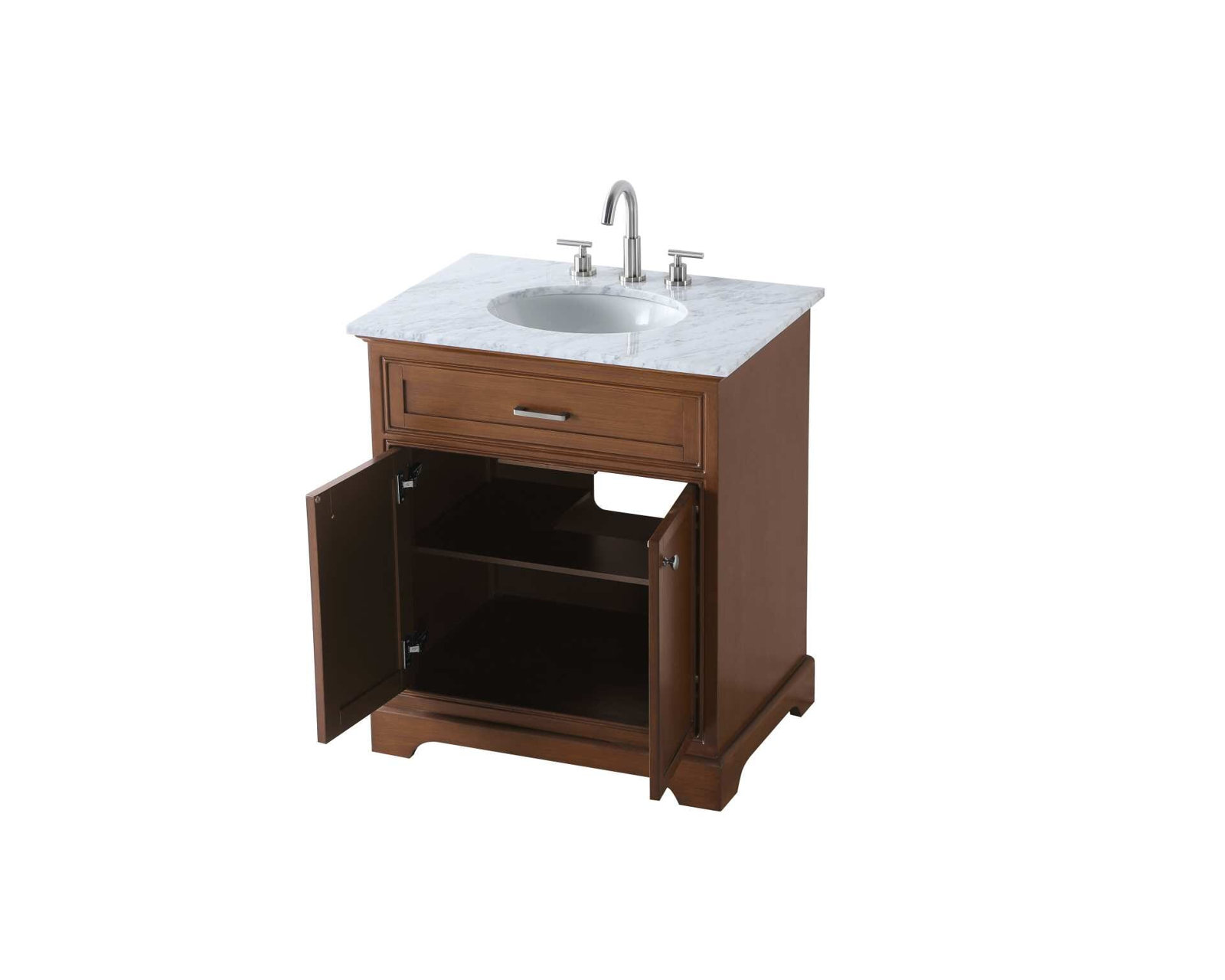 Hermes 30'' Single Bathroom Vanity, Teak