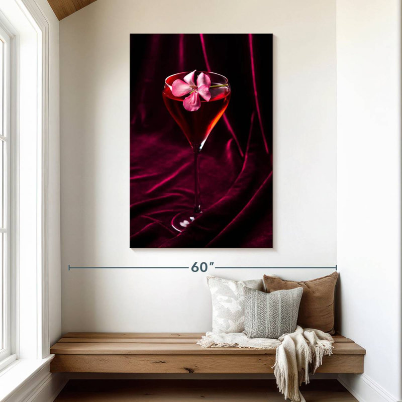 Yarlin Cosmopolitan Cocktail, 48" H x 32" W
