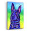 «Colorful Black German Shepherd» par Rebecca Wang Art-2044169764