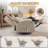 KORSER Recliner Chair With Heat And Massage,Oversized Recliner, 360°Swivel Manual Recliners For Living Room, Rocker Recliner With Side Pockets-802707622