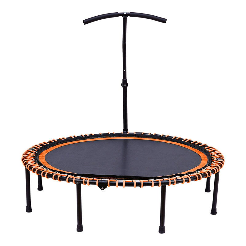 Freeport Park ft Round Backyard Trampoline, Black/Orange