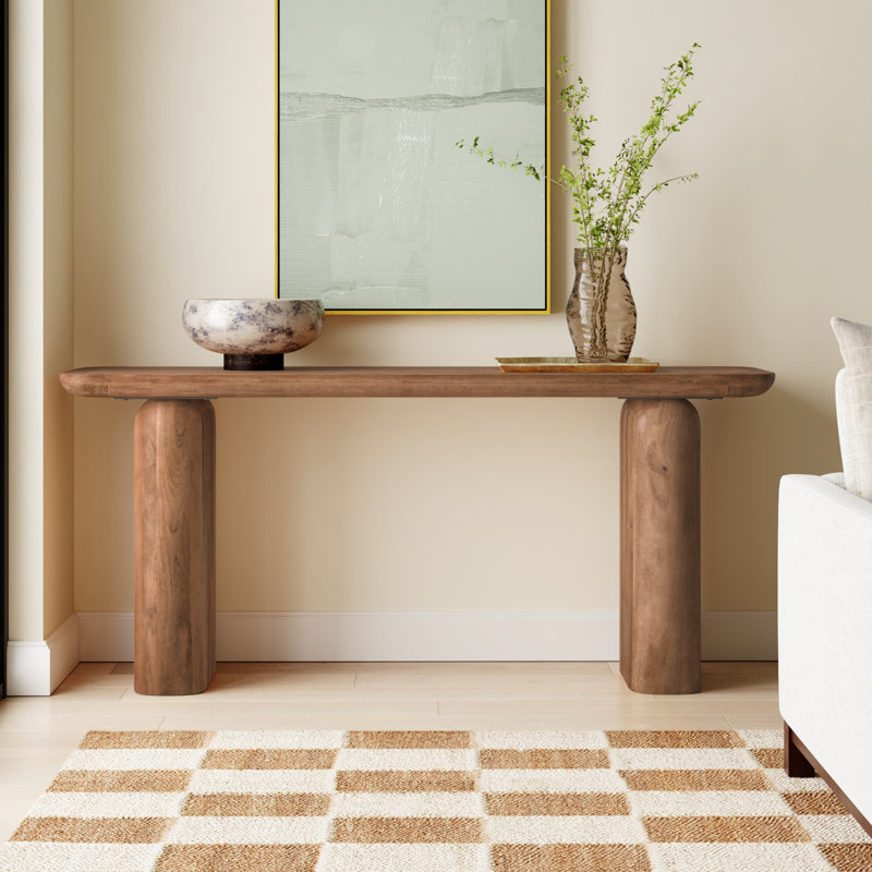 Bergholt 68'' Solid Wood Console Table, Brown