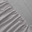 Super Luxury Microfiber 25 cm Plain Fitted Sheet -449979415-449979395