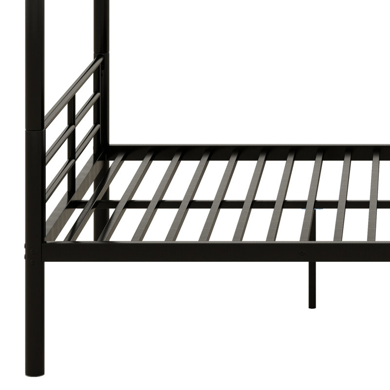 Montville Kids Bunk Bed, Black, Full XL Over Queen