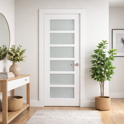 Porte en verre givré 6-Lite Lite X 80 po