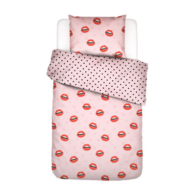 Kiss My Sass Cotton Dots Duvet Cover Set with Pillowcases Included