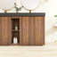 Ensemble de meuble-lavabo autoportant 59,5 po avec comptoir en quartz 59,5 po-130912341