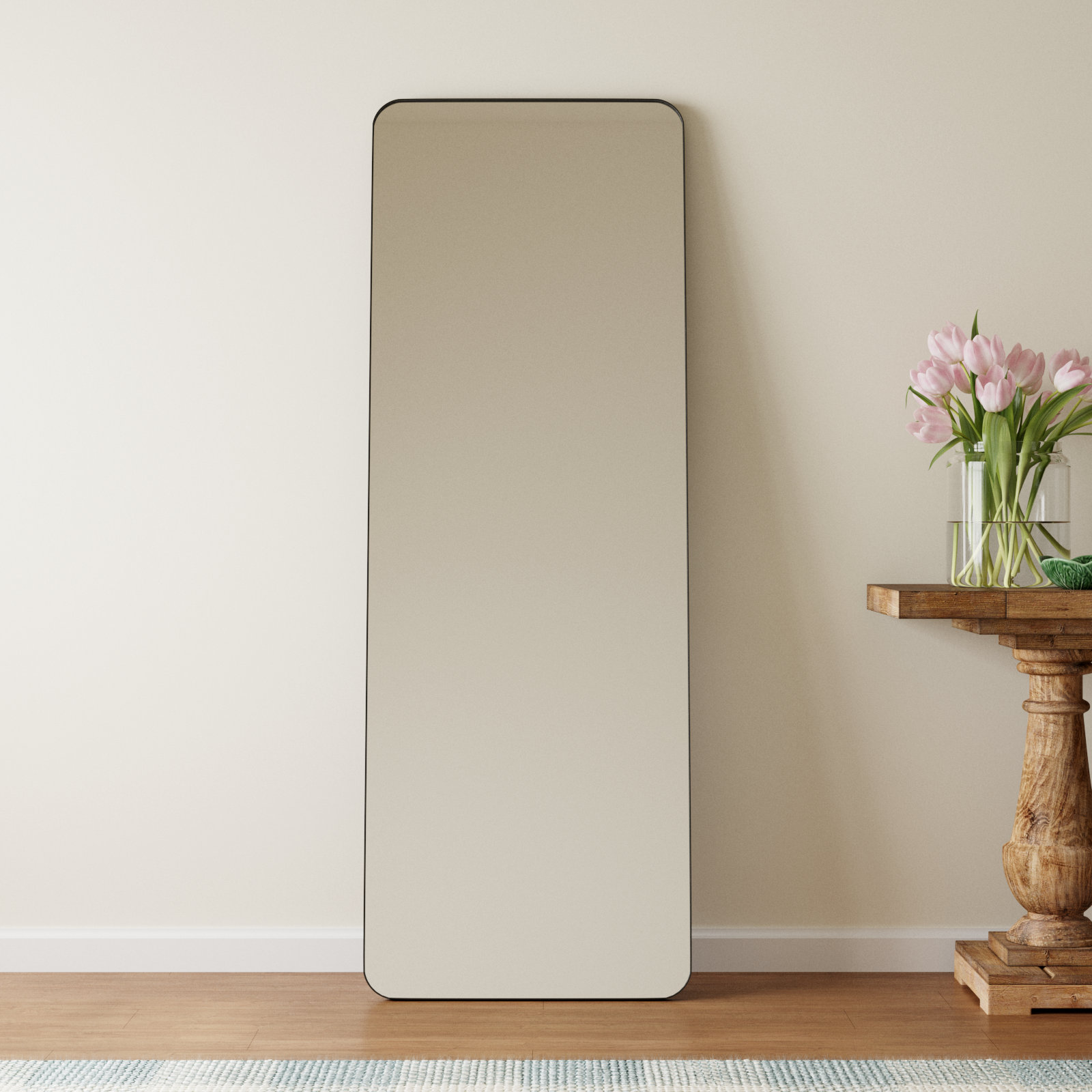 Eaton Metal Rectangle Floor Mirror