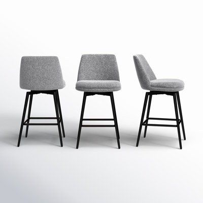 Betzalel Swivel Upholstered Counter Stool