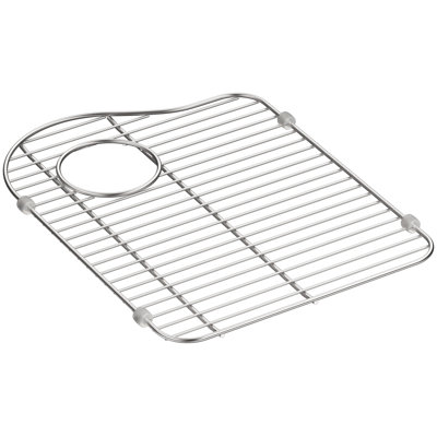 Grille d'évier pour cuve de gauche en acier inoxydable Hartland