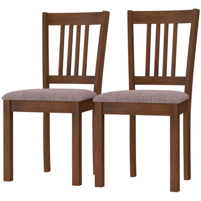 Douces chaises de cuisine rembourrées, ensemble de 2 chaises pour la cuisine, le restaurant et le salon