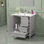 Ensemble de meuble-lavabo moderne 30 po avec meuble-lavabo et lavabo 30 po-170162403