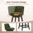 360°Bar Counter Stool with Solid Wood Frame-1636946809