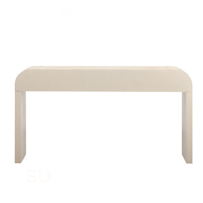 Unique Retro Silhouette Console Table With Open Style, Two Top Drawers For Entrance, Dinning Room, Living Room