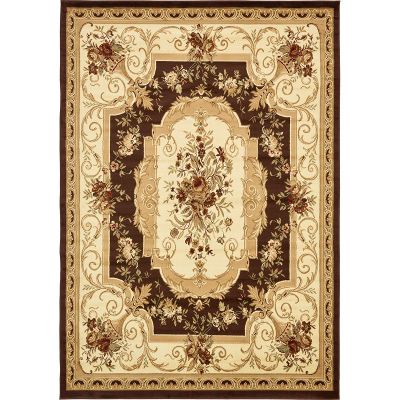 Debora Oriental Area Rug, Rectangle 4'1" x 6'1", Cream