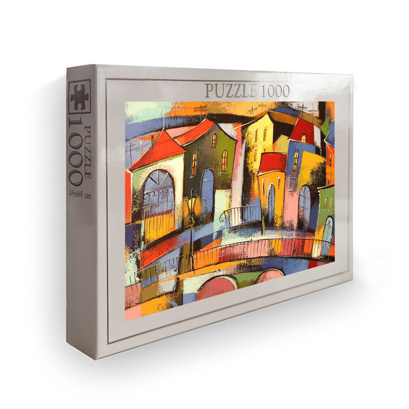Casse-tête 1000 pièces, 26,8 po x 18,9 po | Conception 100% carton de haute qualité et éclatante | Parfait pour le plaisir en famille, le soulagement du stress et les jeux éducatifs | Cadeau pour adultes et enfants | Dimensions de la boîte: 13,2 po x 9,1 po x 2,0 po