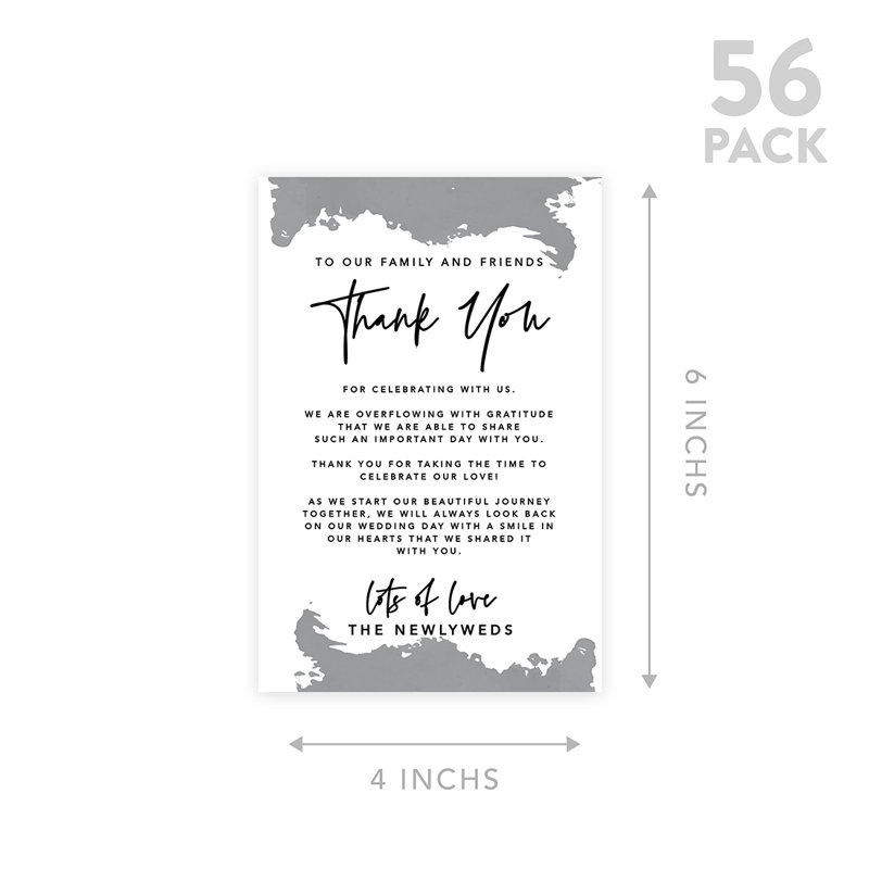 Ensemble de 56 cartes d'assiettes décoratives ultimes pour mariage, aquarelle, mariage, famille, amis