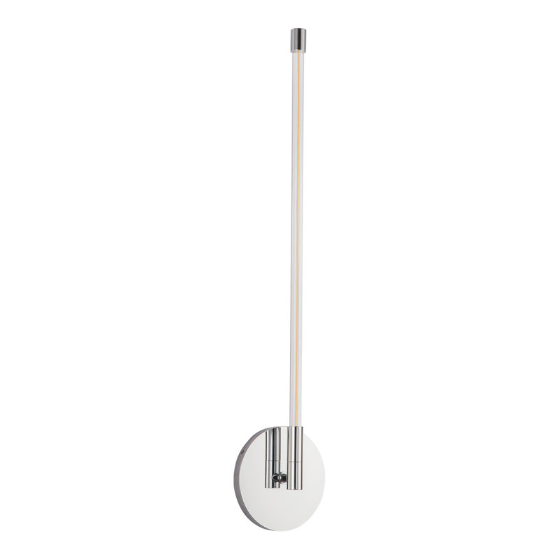 Motif 1 - Light LED Bath Sconce, Chrome, 22.5" H x 4.63" W x 1.75" D