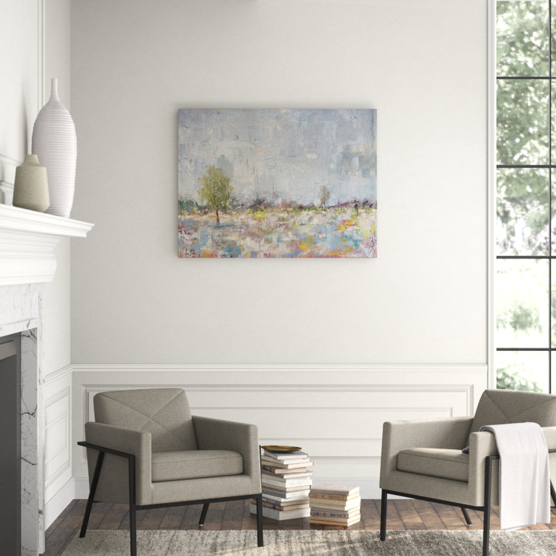 Burst of Spring - Artist Enhanced Canvas Print, 20" H x 24" W x 1" D, Wrapped Canvas