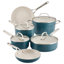 Kitchenaid Hard-Anodized Ceramic Induction Cookware Set, 10 Piece, Agave