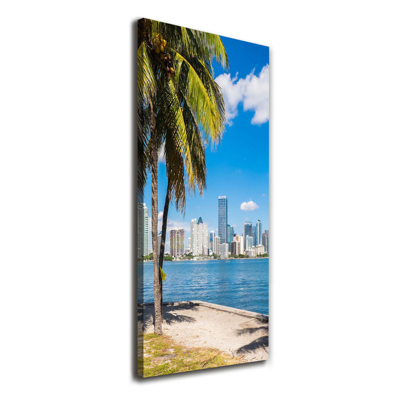 Miami - Wrapped Canvas Print