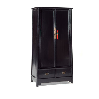 Hangzhou 2 Door Solid Wood Wardrobe
