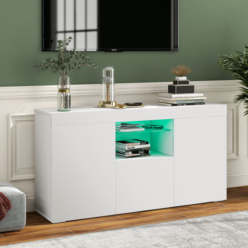 Elbridge 135 Cm Wide Sideboard, White