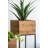 Reclaimed Wooden Box With Black Iron Stand - Set of 2 - Small
