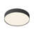 Chiedza 5-in Black dimmable LED Flush Mount-124959455