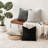 Set Of 4 16X16 Inch Cream Grey Halloween Chenille Throw Pillow Covers, Seasonal Farmhouse Accent-124328325
