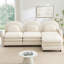 Canapé modulaire en polaire 3 places Teddy-776351680-776351684