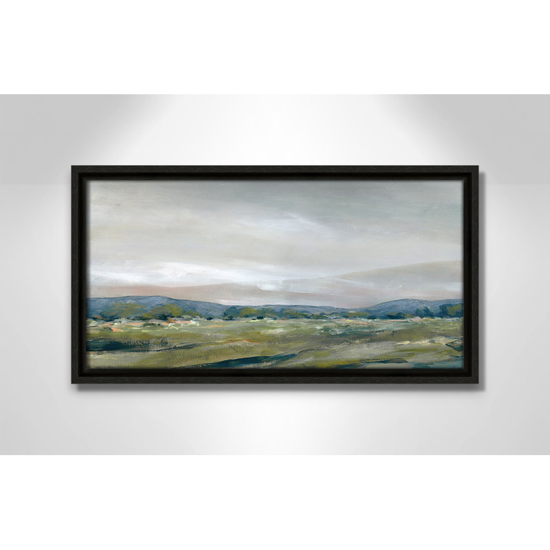 The Spring Coulee - Square Version Print par Carol Robinson, Espresso, H 9,5 po x l 17,5 po